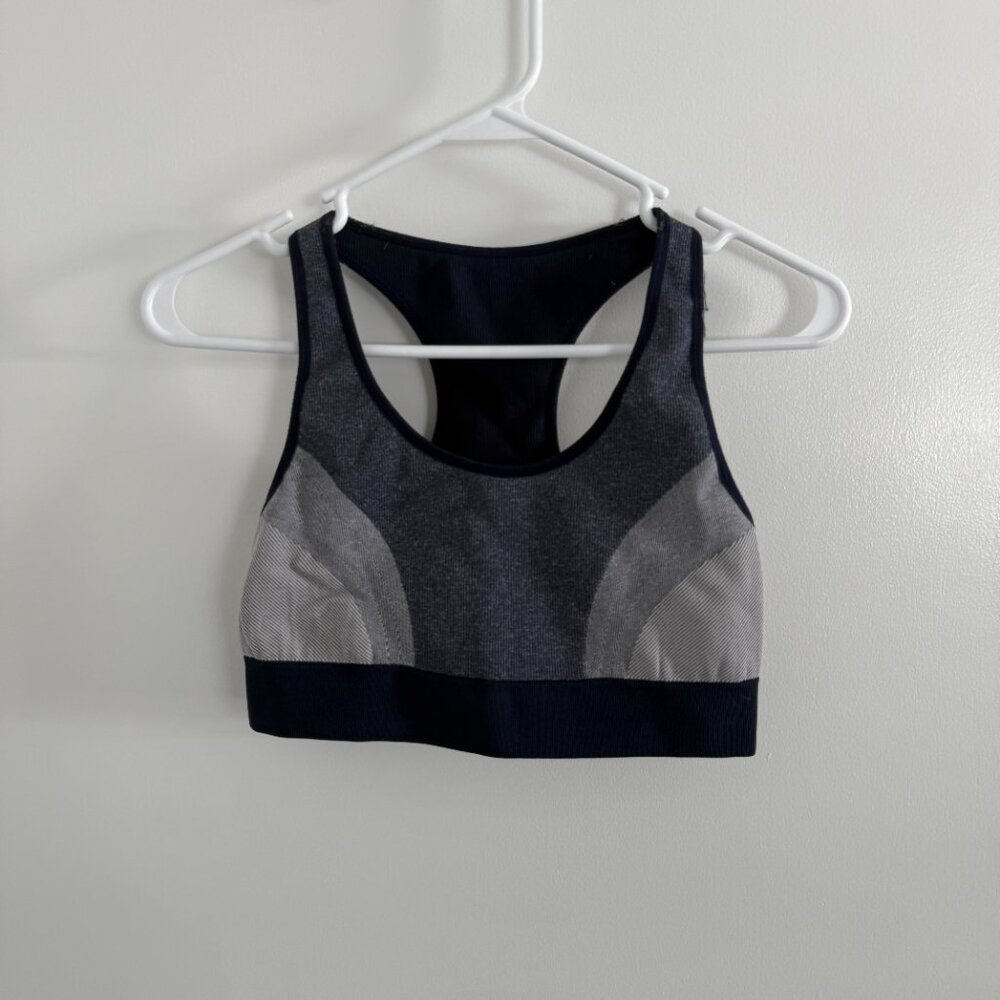 Aerie Navy and White Sports Bra - EUC